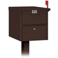 Salsbury Industries Salsbury 4325D-BRZ Designer Roadside Mailbox Bronze 4325D-BRZ